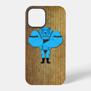 Coque iPhone 12 Pro SlipperyJoe's gay muscle bear cartoon thong en cui