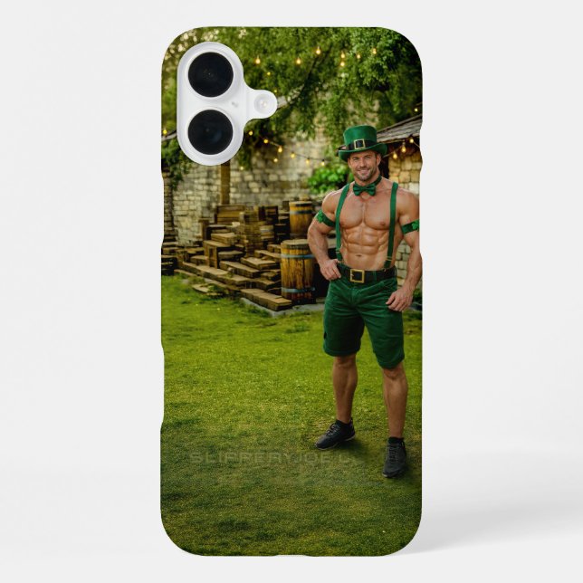 Coque iPhone SlipperyJoe's Saint Patrick's Day déguisement fest (Verso)