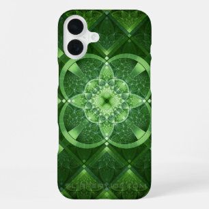 Coque iPhone 16 Plus SlipperyJoe's Saint Patrick's Day glowing four feu