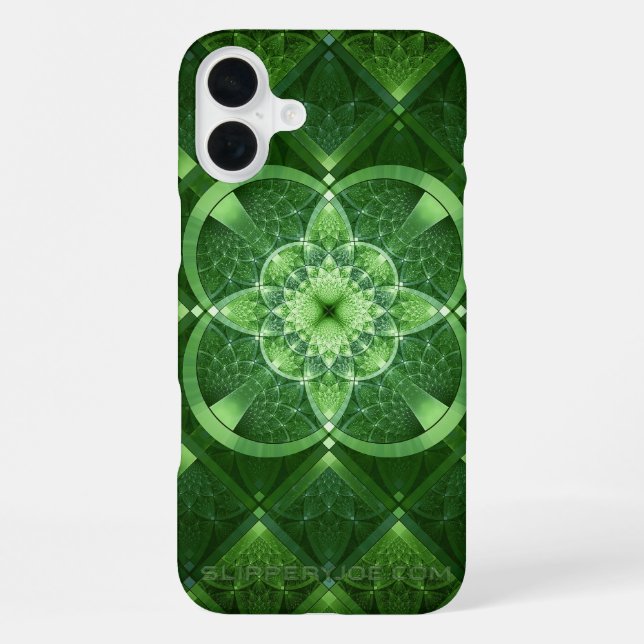 Coque iPhone SlipperyJoe's Saint Patrick's Day glowing four feu (Verso)