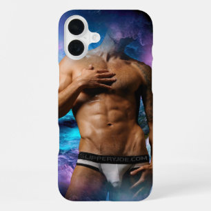 Coque iPhone 16 Plus SlipperyJoe's sous-vêtements masculins musclés ren