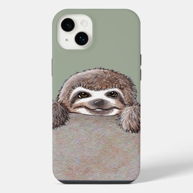 Coque iPhone Sloth KiniArt (Verso)