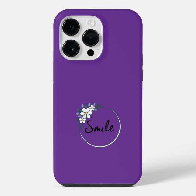 Coque iPhone Smile Cara para celular  (Verso)