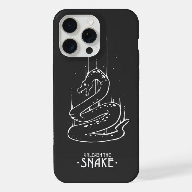 COQUE iPhone SNAKE ANIMAL LIGNE DÉCHAÎNEZ LE SNAKE (Verso)
