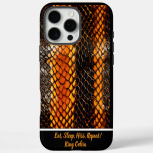 Coque iPhone 16 Pro Max Snakeskin crée des motifs complexes