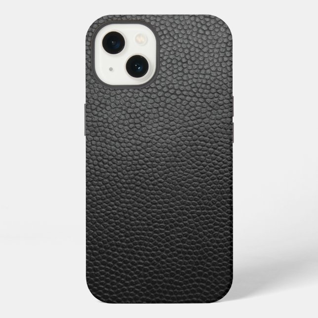 Coque iPhone Snakeskin noir (Verso)