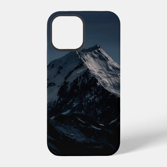 COQUE iPhone SNOW COVERED MOUNTAIN DURING NIGHTTIME (Verso)