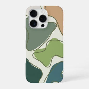 Coque iPhone 16 Pro Soft Abstrait Heart Design - Art esthétique minima
