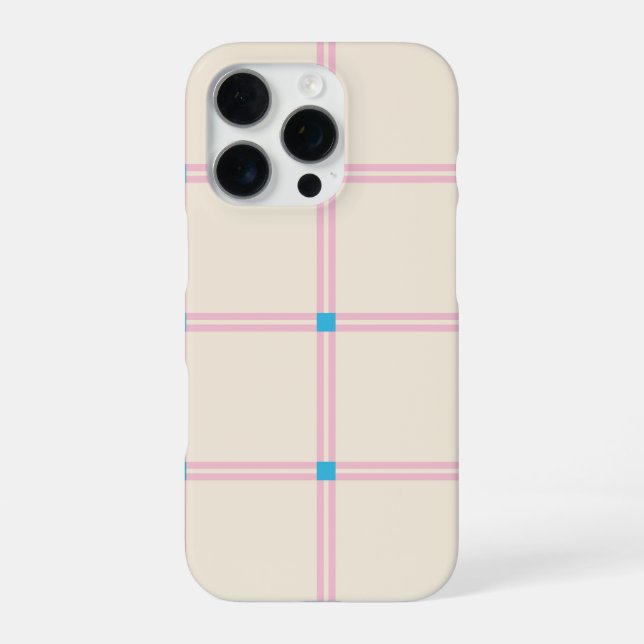 Coque iPhone Soft Color Vertical Stripe Pattern Point Design (Verso)