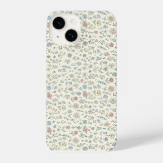 Coque Pour iPhone 14 Soft Pastel Floral Pattern Cute Phone case