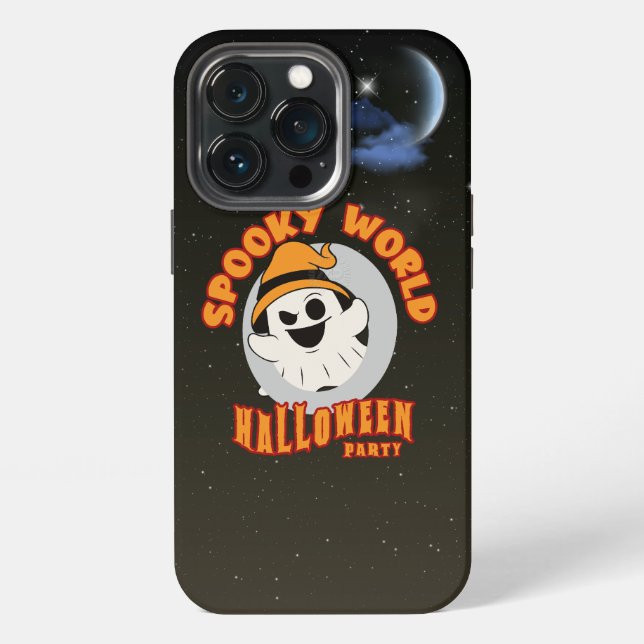 Coque iPhone Soirée Halloween de Spooky World | (Dos)