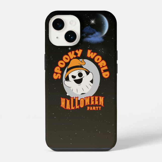 Coque iPhone Soirée Halloween de Spooky World | (Verso)