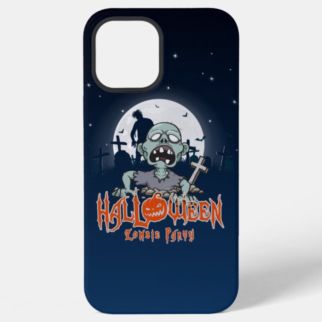 Coque iPhone Soirée Zombie Halloween |  (Verso)