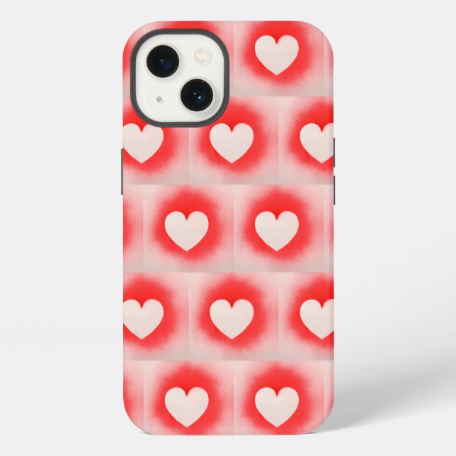 Coque iPhone Sois ma note de coeur rouge Valentine (Verso)