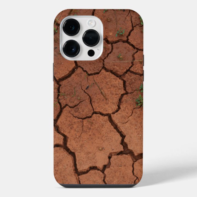 Coque iPhone sol sec et fissuré (Verso)