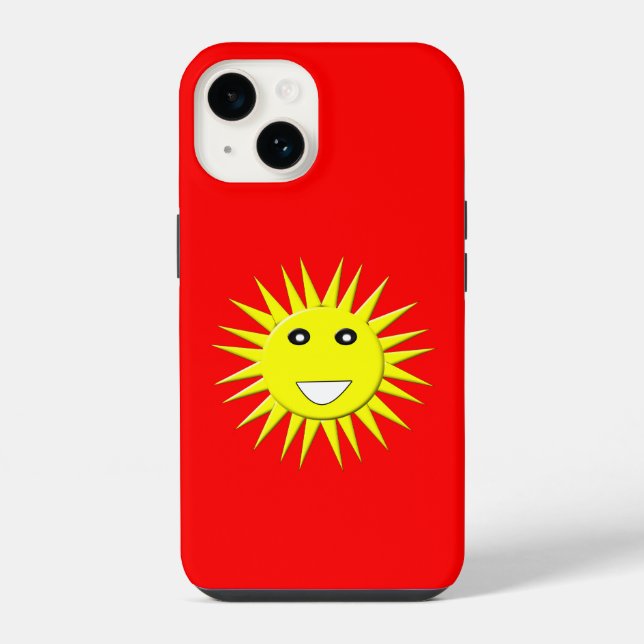 Coque iPhone Soleil brillant (Verso)