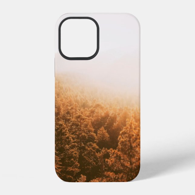 COQUE iPhone SOLEIL DORÉ SUR UNE FORÊT (Verso)