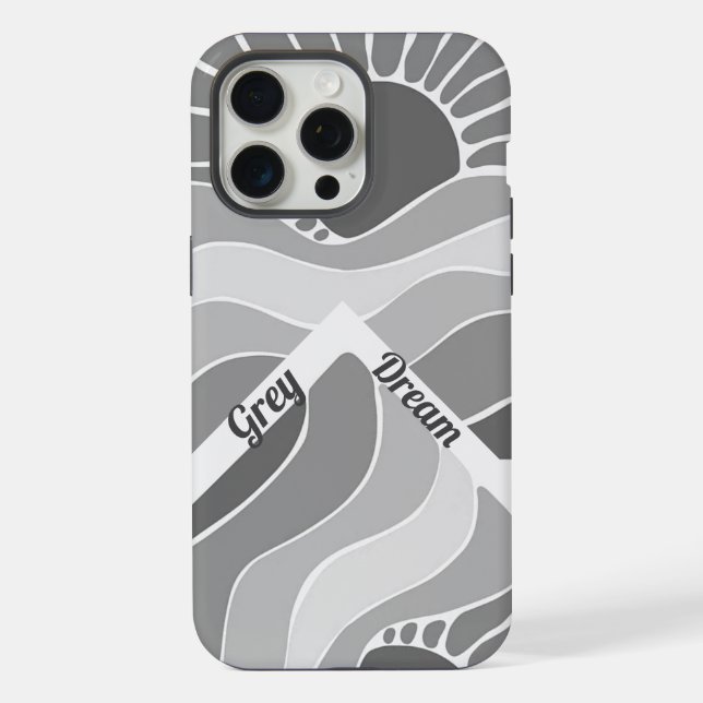 Coque iPhone soleil ondulé (Verso)