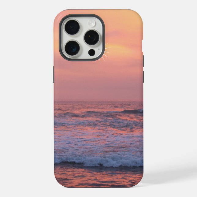 Coque iPhone Soleil sur la mer (Verso)