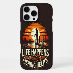 Coque iPhone 16 Pro Max Solitude à quai au coucher du soleil