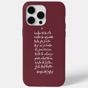 Coque iPhone 15 Pro Max Solo Dios basta (Ne vous inquiétez pas)