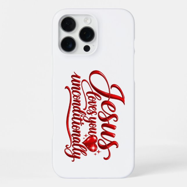 Coque iPhone Son amour est inconditionnel  (Verso)