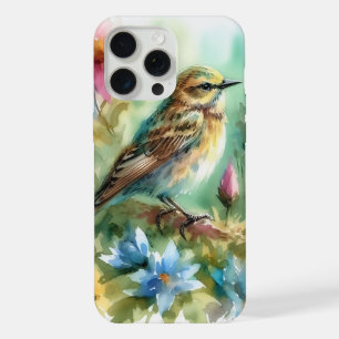 Coque iPhone 15 Pro Max Songbird Melody Graceful Bird & Floral Elegance