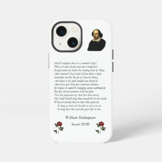 Etui iPhone 13 Mini Sonnet # 18 par William Shakespeare