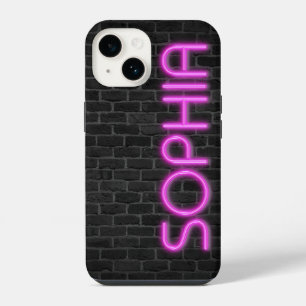Coque Pour iPhone 14 SOPHIA En Néons Roses