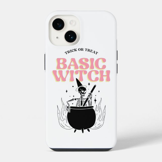Coque iPhone Sorcière basique (Verso)
