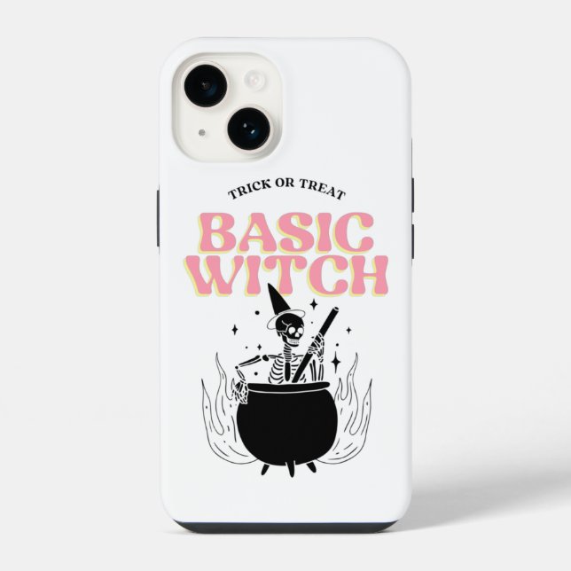 Coque iPhone Sorcière basique (Verso)