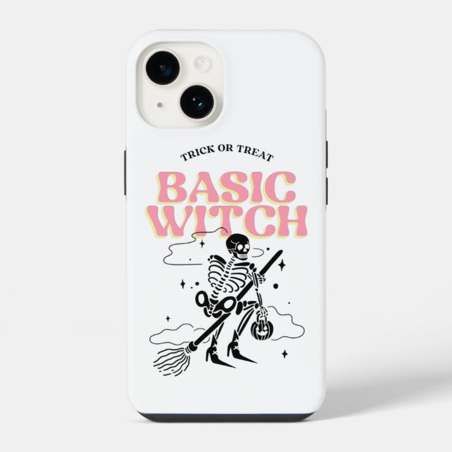 Coque iPhone Sorcière basique (Verso)
