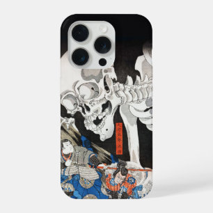 Coque iPhone 15 Pro Sorcière et Spectre de squelette, Utagawa Kuniyosh