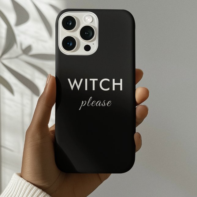 Coque iPhone Sorcière moderne S'il vous plaît Téléphone Case -  (Créateur téléchargé)