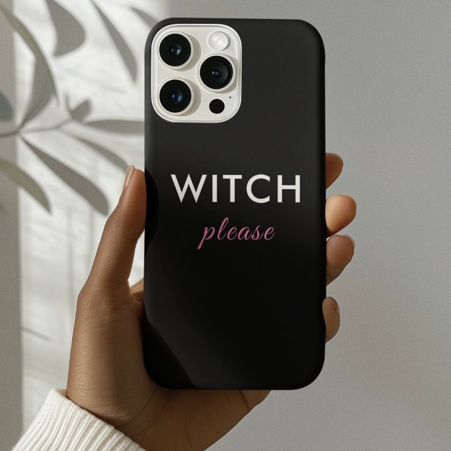 Coque iPhone Sorcière moderne S'il vous plaît Téléphone Case -  (Créateur téléchargé)