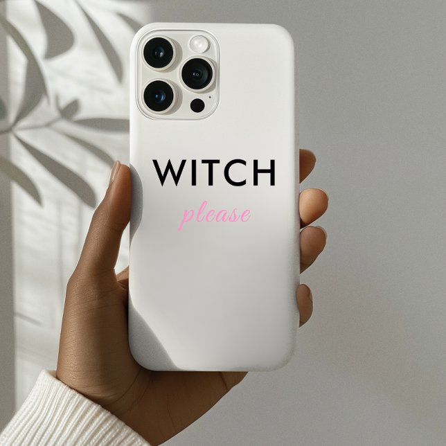 Coque iPhone Sorcière moderne S'il vous plaît Téléphone Case -  (Créateur téléchargé)