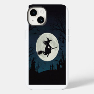 Coque Pour iPhone 14 Sorcière volante sur chambre