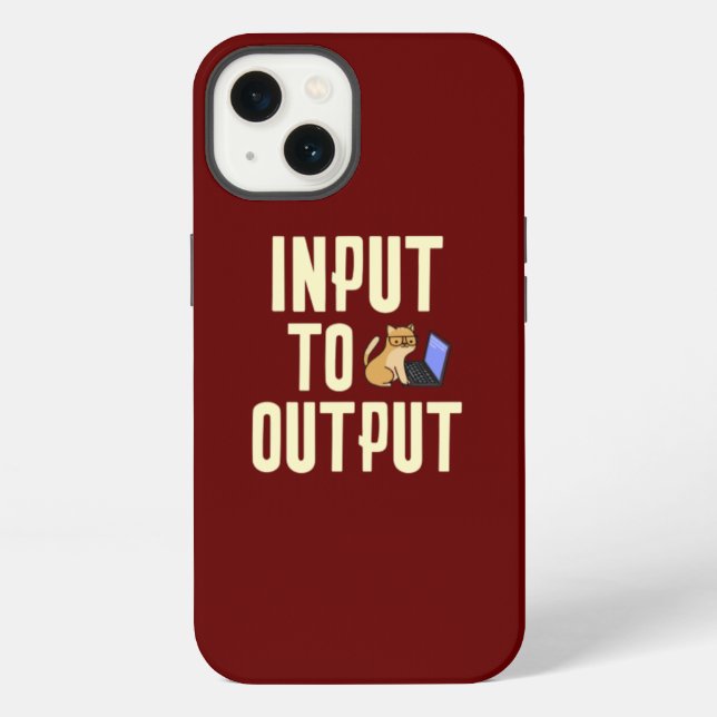 Coque iPhone Sortie tp d'entrée (Verso)