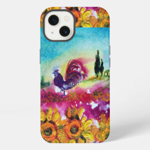 ETUI iPhone 13 SOUFFLE ET ROOSTER NOIR
