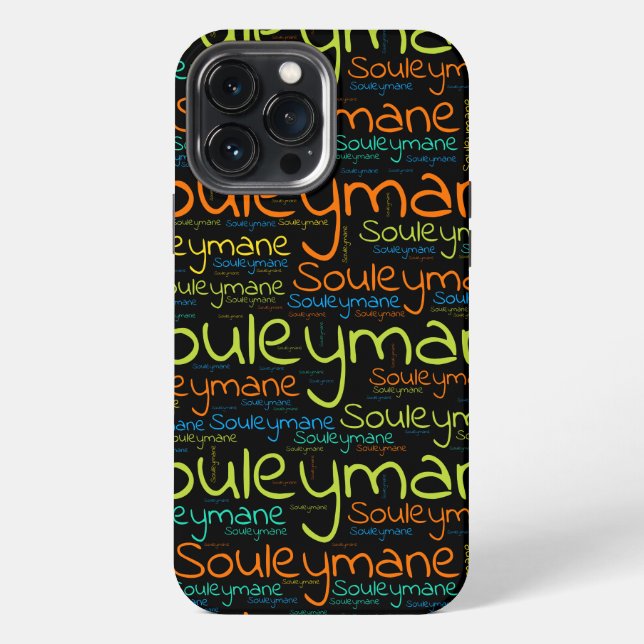 Coque iPhone Souleymane (Verso)