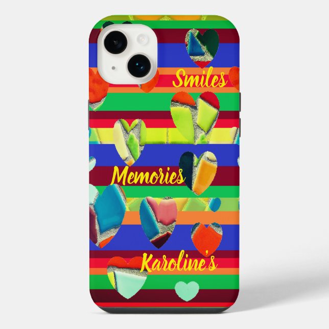 Coque iPhone Sourires branchés  (Verso)