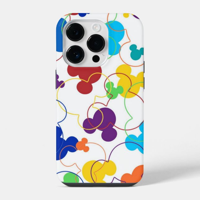 Coque iPhone Souris couleur Mickey (Verso)