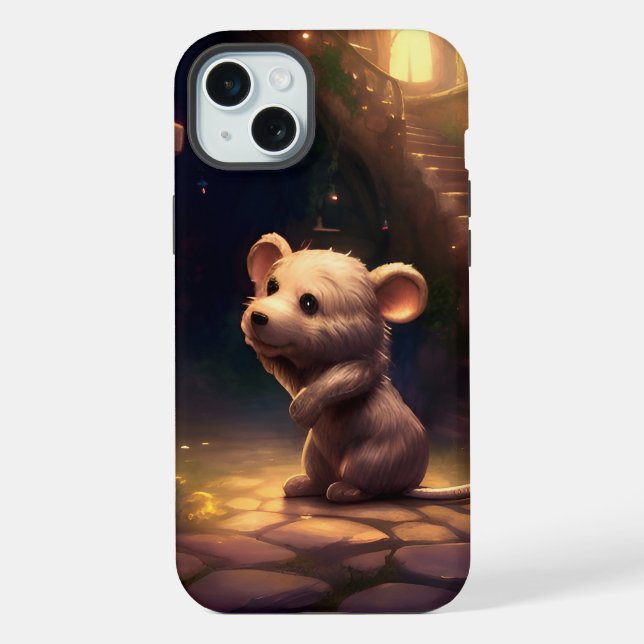 Coque iPhone Souris Mignonne Adorable (Verso)