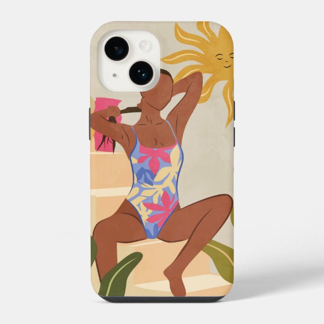 Coque iPhone Sous le soleil souriant (Verso)