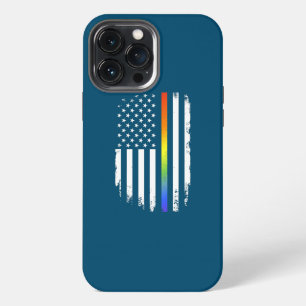 Etui iPhone 13 Pro Max Soutien au mois de la fierté LGBT avec arc-en-ciel