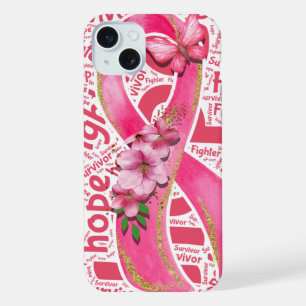 COQUE iPhone 15 PLUS SOUTIEN ET SENSIBILISATION AU CANCER DU SEIN