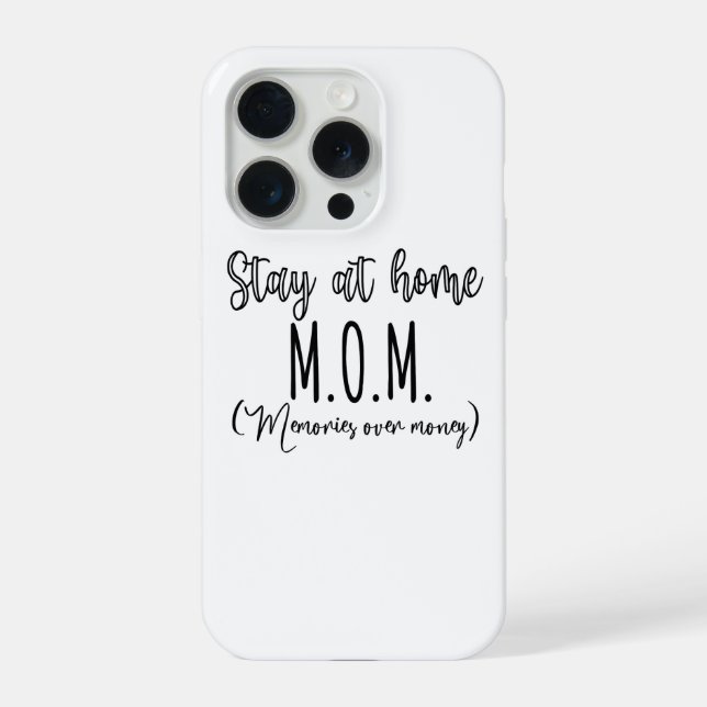 Coque iPhone Souvenirs de Maman à la Maison Plus Important que  (Verso)