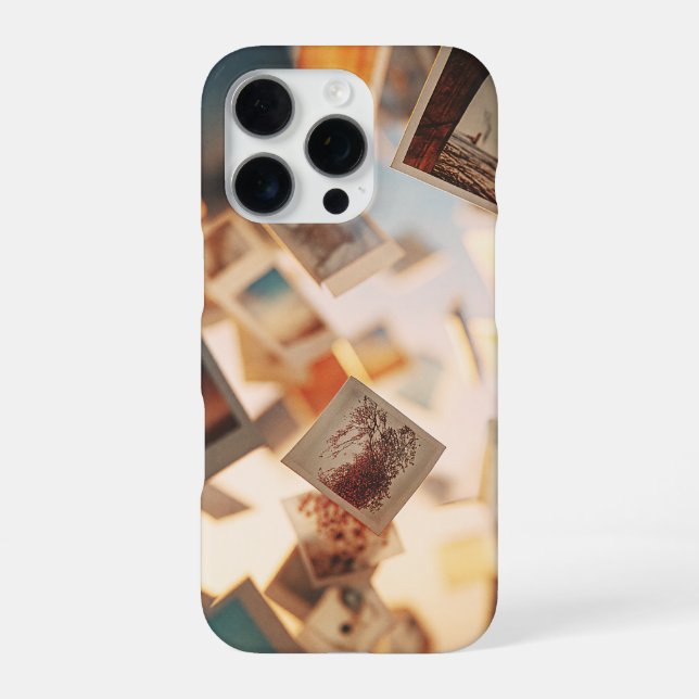 Coque iPhone Souvenirs Polaroïd Flottants (Verso)