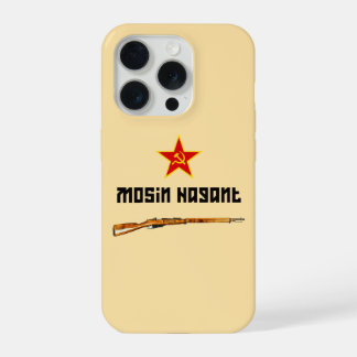 Coque iPhone 15 Pro Soviet Mosin Nagant Rifle Phone Case