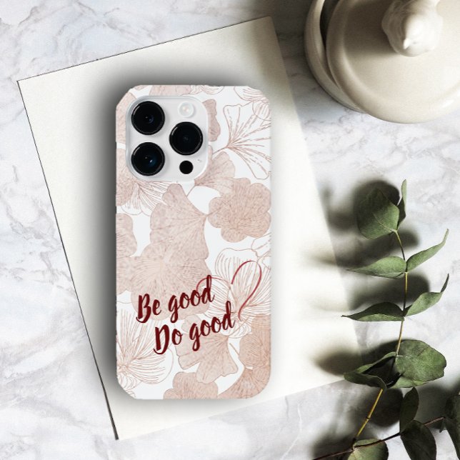 Coque iPhone Soyez bon Faites du bien élégant stylish Floral He (Créateur téléchargé)
